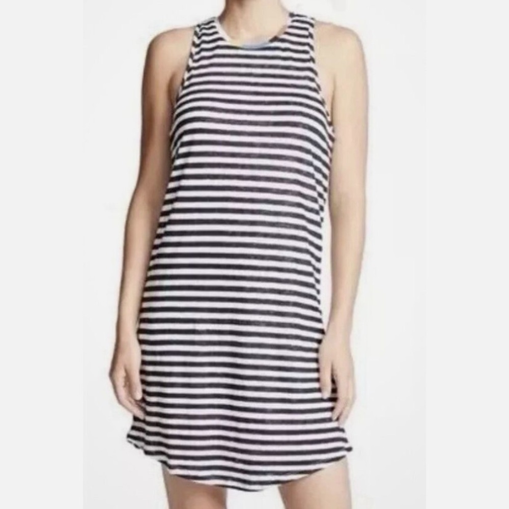 Anthropologie Splendid x Margherita Ciao Bella Dress | Natural/Navy ~ Sz Small.
